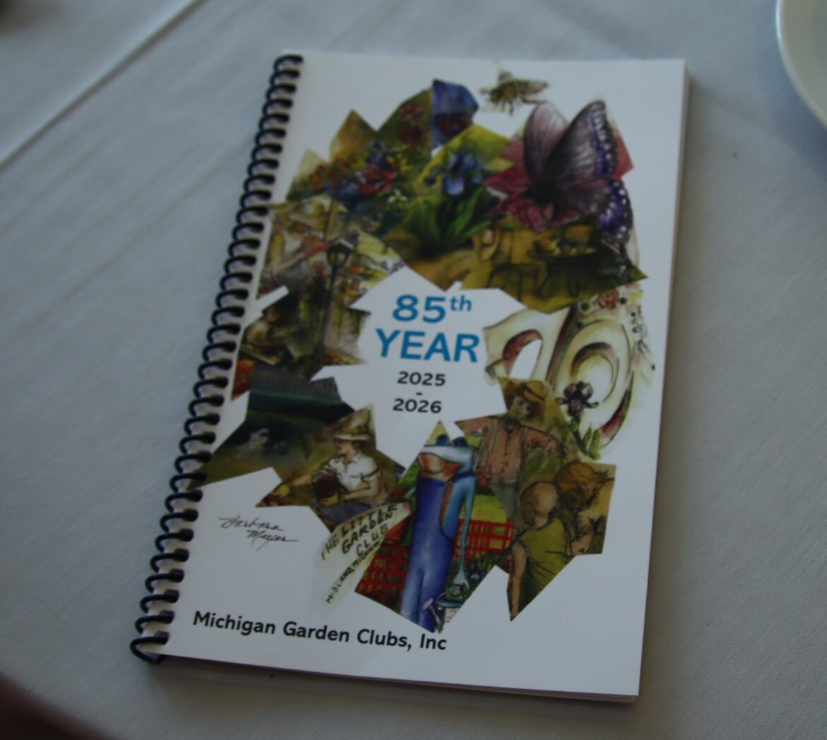 A Little Garden Club member book indicates the club's 85 years of existence.