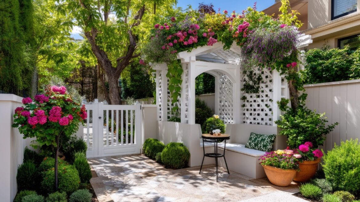 Luxury Landscape Ideas for Small Front Yards | Stunning Garden Gates & Arches