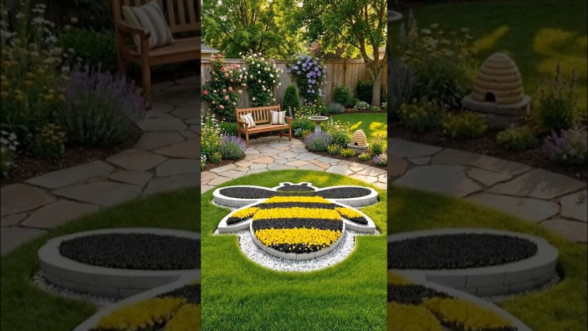 SATISFYING DIY Bee Garden Bed: Full Transformation (Step-by-Step)