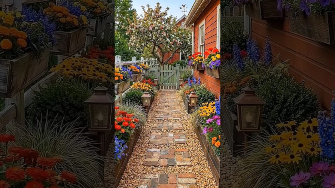 You Won’t Believe This Beautiful Garden Path! 🌸😍 | Backyard Paradise