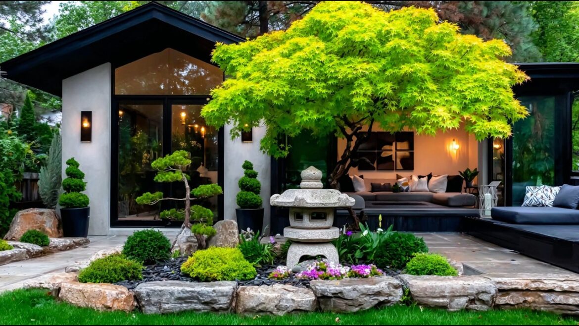 12 Modern House’s Stunning Japanese Style Garden Landscaping Ideas for Spring Bloom