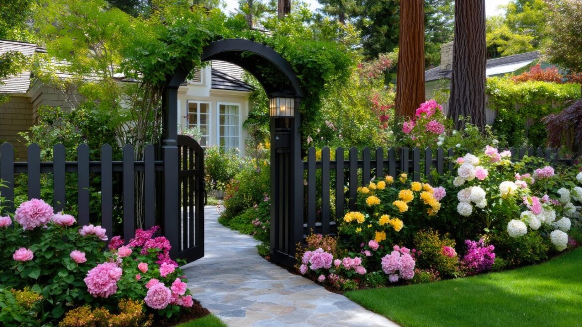 Dreamy Entryways to Enchant: Beautiful Small Front Yard Garden Gates & Arches