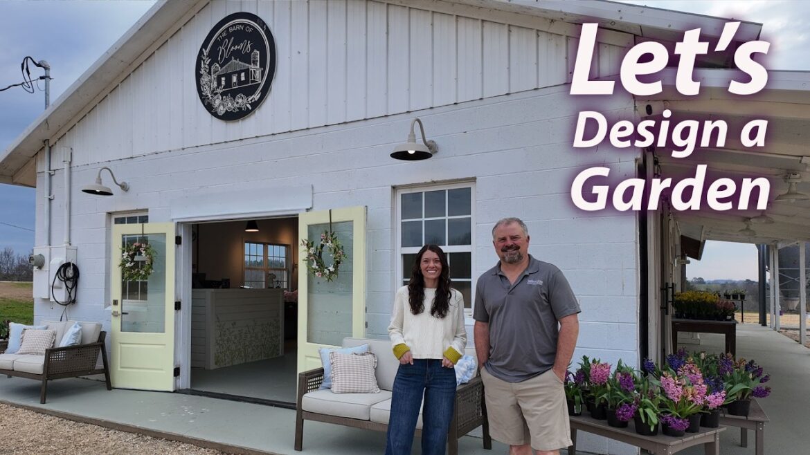 Amazing New Garden Design Project at the Barn of Blooms
