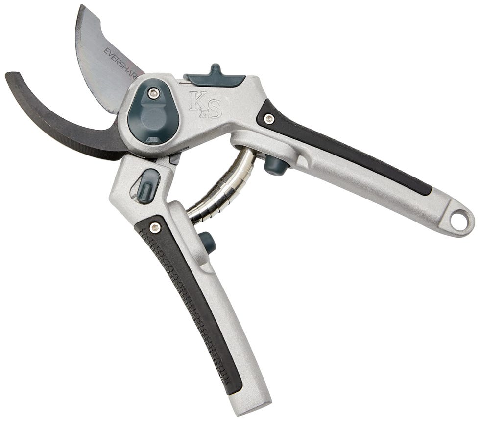 Kent & Stowe 70100856 Eversharp Lite All Purpose Bypass Secateurs with Carbon Steel Blades and Aluminium Handles Kent & Stowe 70100856 Eversharp Lite All Purpose Bypass Secateurs with Carbon Steel Blades and Aluminium Handles