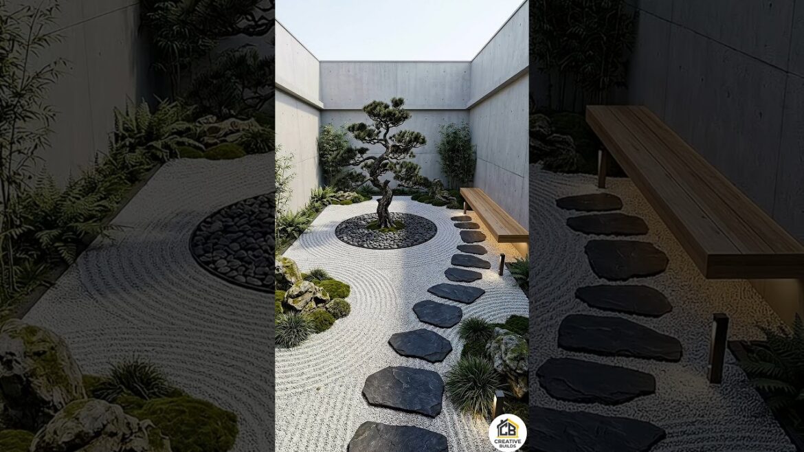 Minimalist Zen Garden Design 🌿 A Perfect Peaceful Backyard