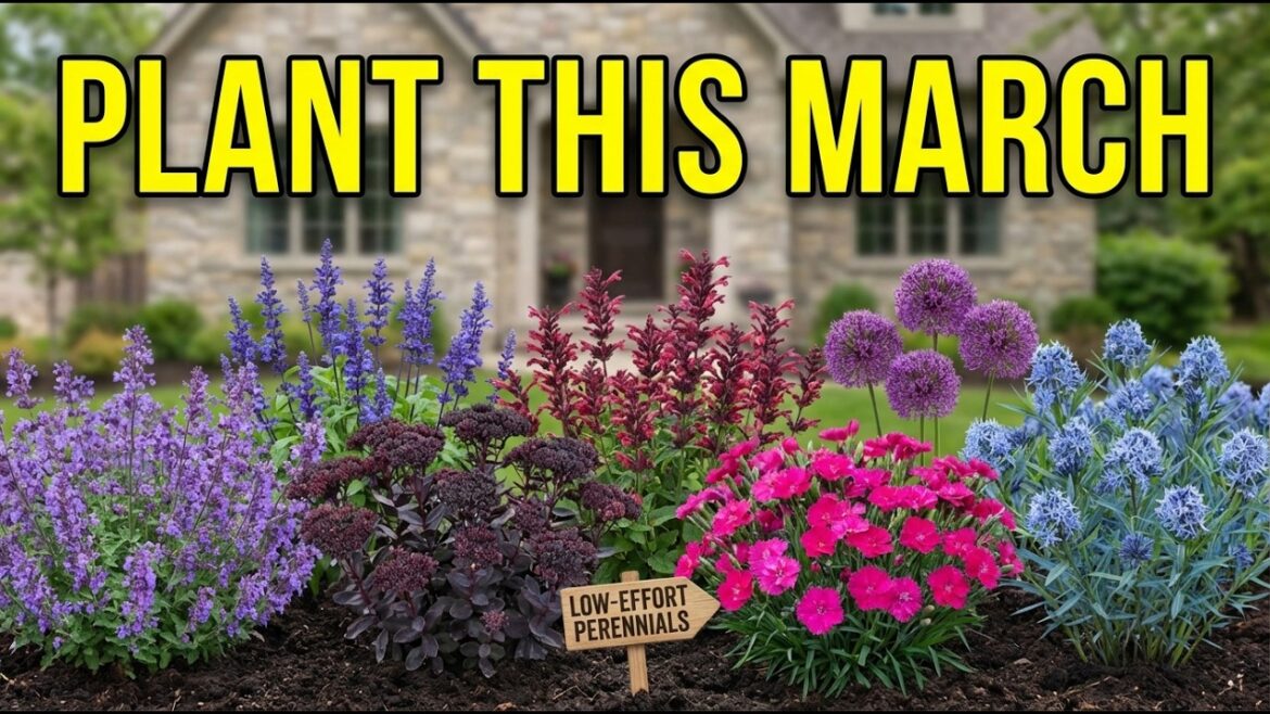 7 Easiest Perennials for Your Front Yard This March | Low Effort, Big Impact!