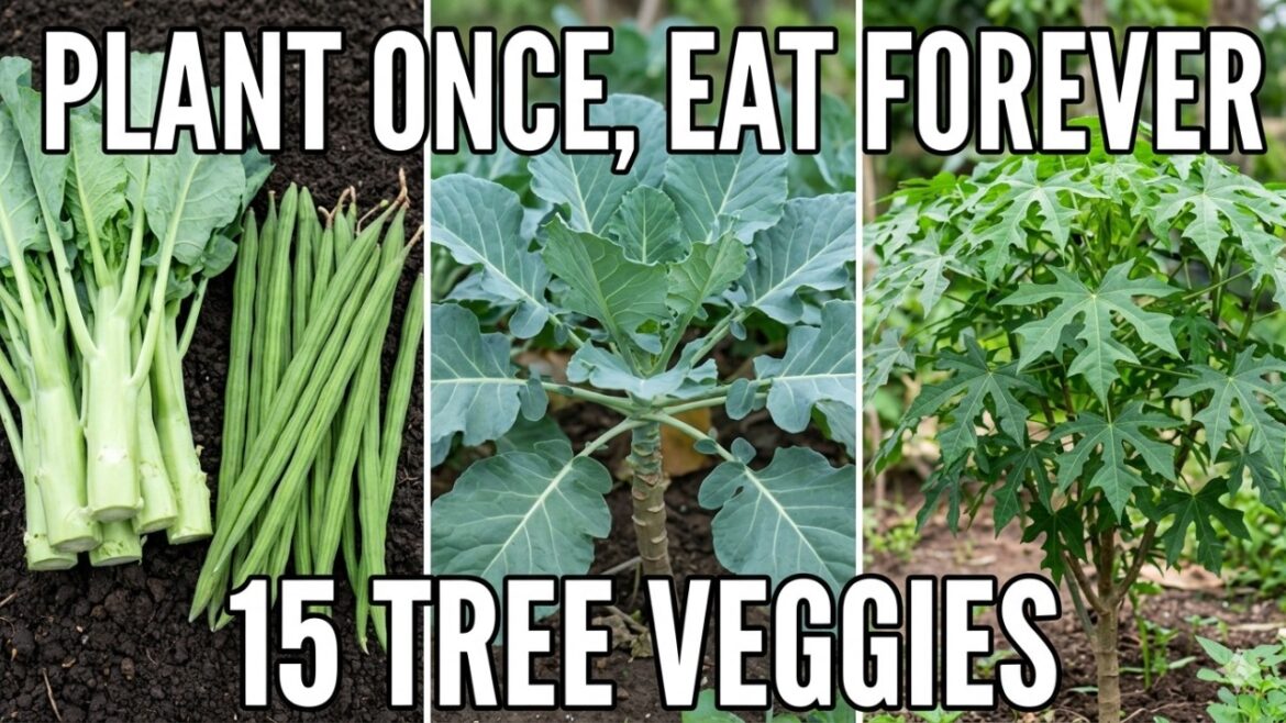 These 15 Vegetables Grow Like Fruit TREES! Plant Once, Eat Forever These 15 Vegetables Grow Like Fruit TREES! Plant Once, Eat Forever
