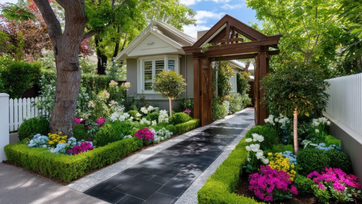 Luxury Entryway Garden Design | Elegant Arches, Gates & Small Front Yard Inspiration Luxury Entryway Garden Design | Elegant Arches, Gates & Small Front Yard Inspiration