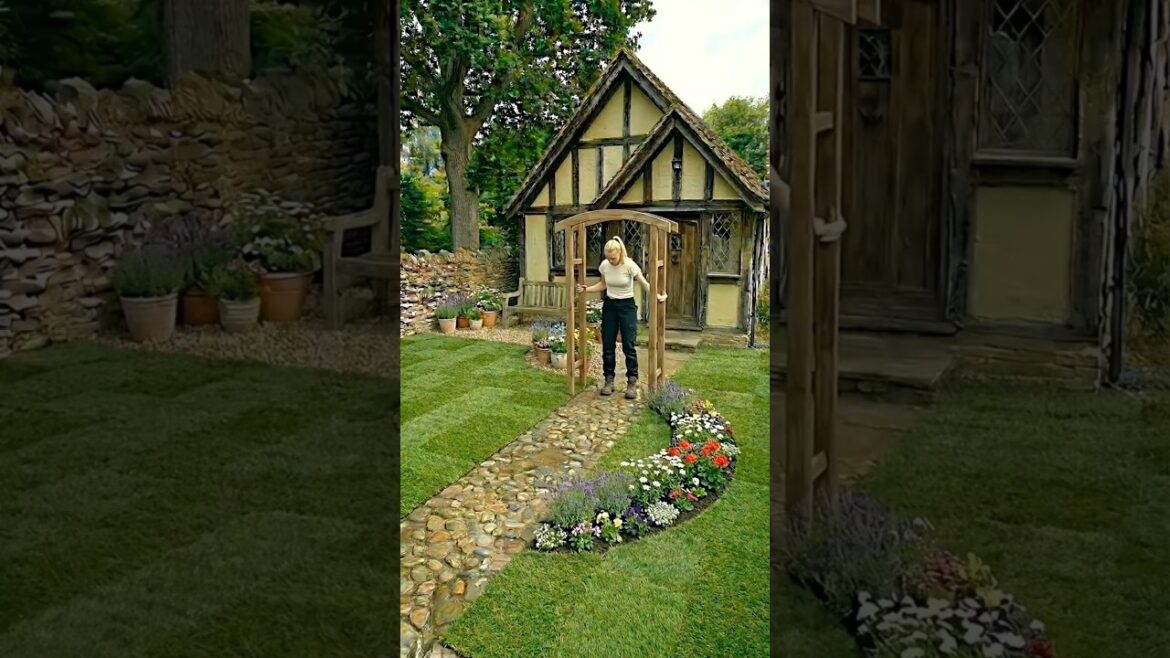 Overgrown Garden Cleanup & Makeover #shorts Overgrown Garden Cleanup & Makeover #shorts