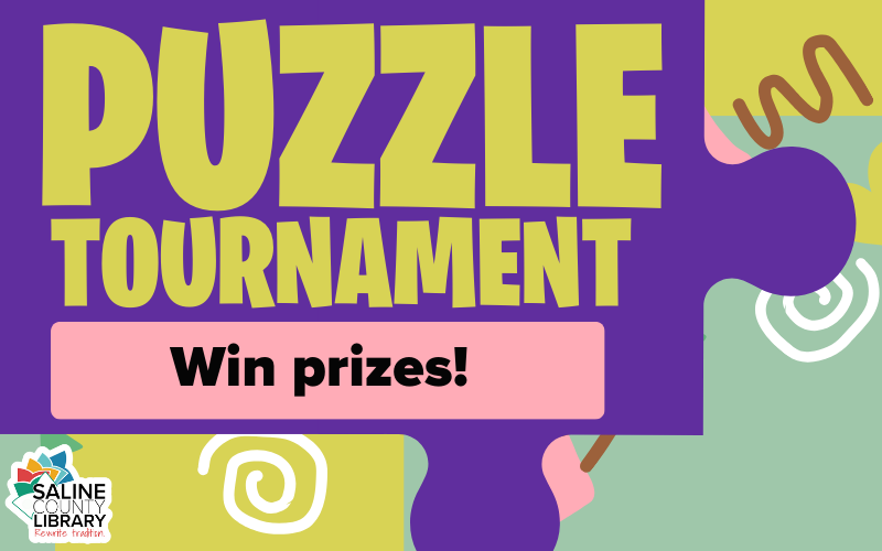 Puzzle Tournament from Saline County Library.
