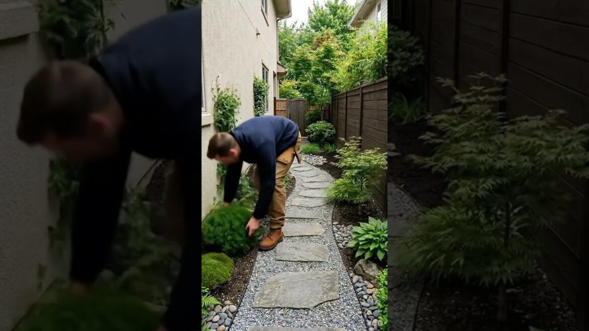 Watch This Narrow Side Yard Turn Into a Beautiful Japanese Garden Path Watch This Narrow Side Yard Turn Into a Beautiful Japanese Garden Path