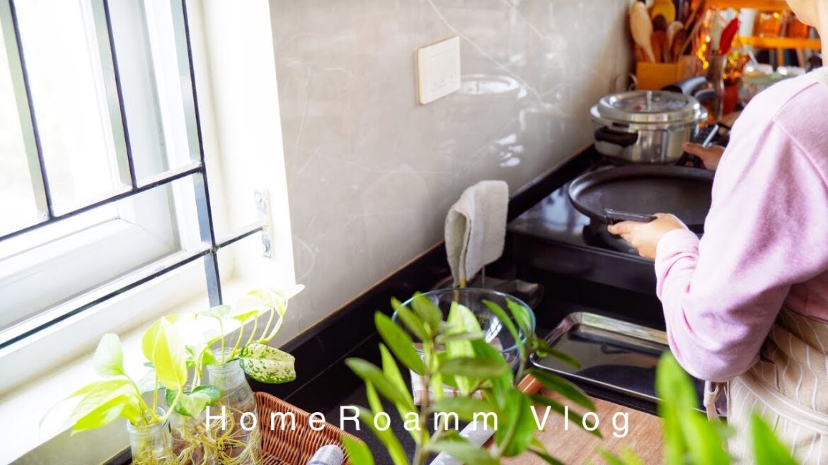 What’s in the menu today? | Gardening & kitchen accessories | Silent Vlog |ASMR Cooking