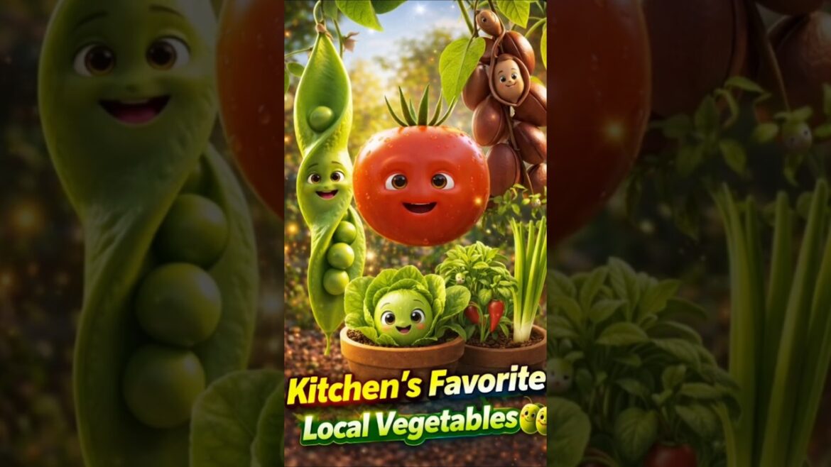 Kitchen's Favorite Local Vegetables #eduplants #education #farming #edufoods #plants #ai