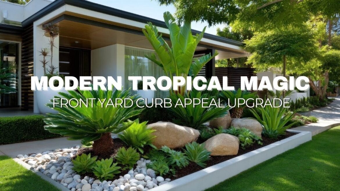 Modern Tropical Garden Design Ideas for Front Yard Curb Appeal Modern Tropical Garden Design Ideas for Front Yard Curb Appeal