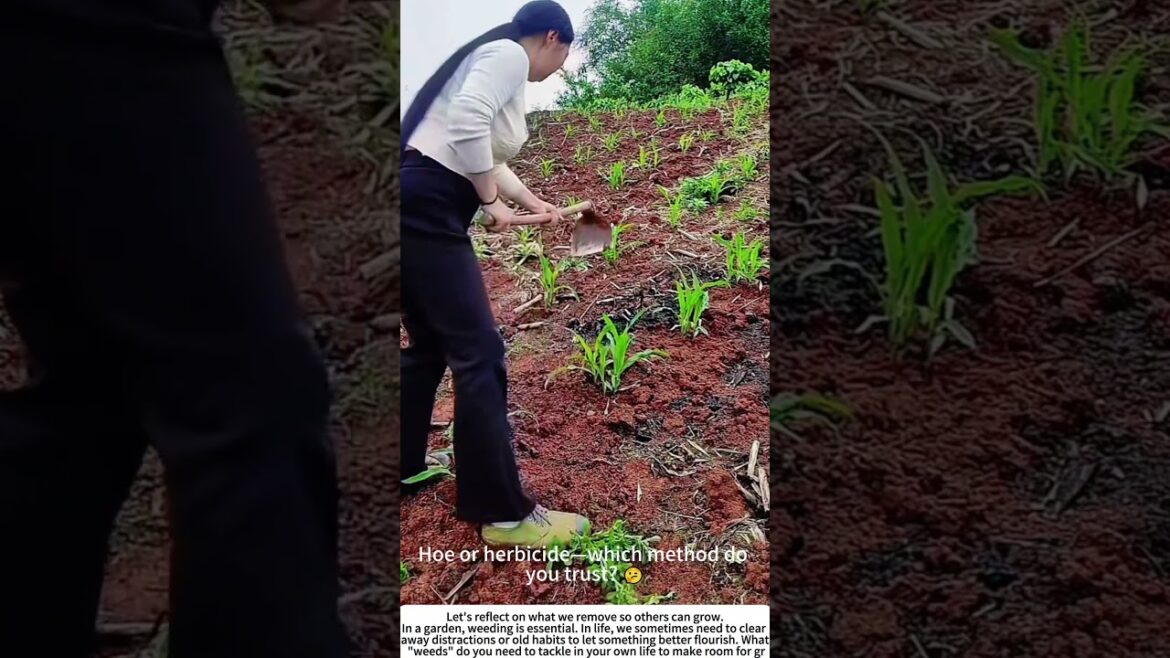Clearing the Way: Hand-Weeding a Vegetable Garden π§πΎ Clearing the Way: Hand-Weeding a Vegetable Garden π§πΎ