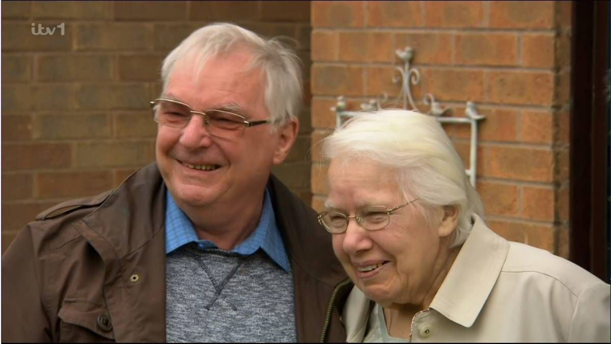 Rob and Margaret were left in tears