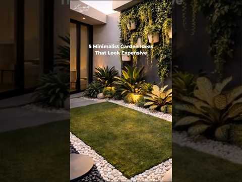 🌿 5 Minimalist Garden Ideas That Look Expensive 💎✨ 🌿 5 Minimalist Garden Ideas That Look Expensive 💎✨