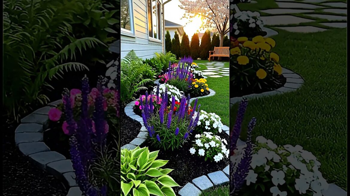 Backyard Garden Makeover Timelapse | Wavy Flower Border Transformation πΈβ¨#GardenMakeover #shorts Backyard Garden Makeover Timelapse | Wavy Flower Border Transformation πΈβ¨#GardenMakeover #shorts