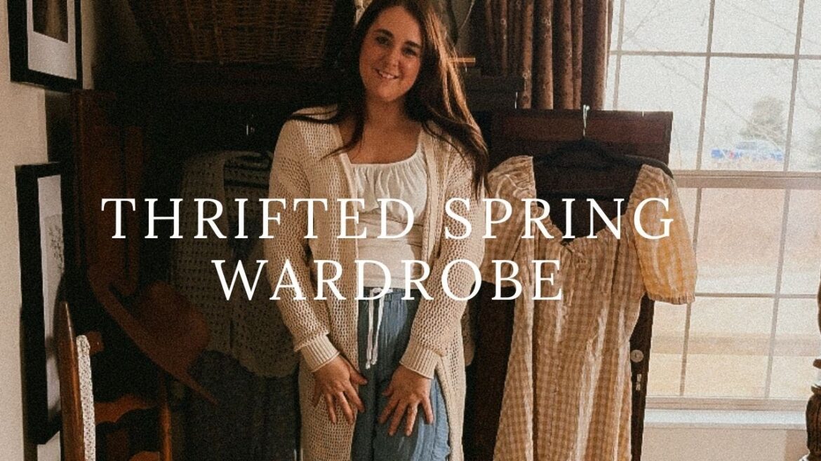 Thrifted Spring Wardrobe Haul | What I Actually Wear on the Homestead