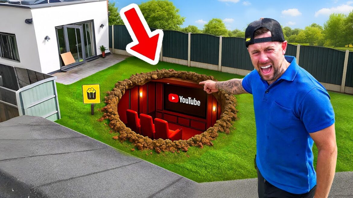 I’m building an underground cinema (genuinely) I'm building an underground cinema (genuinely)