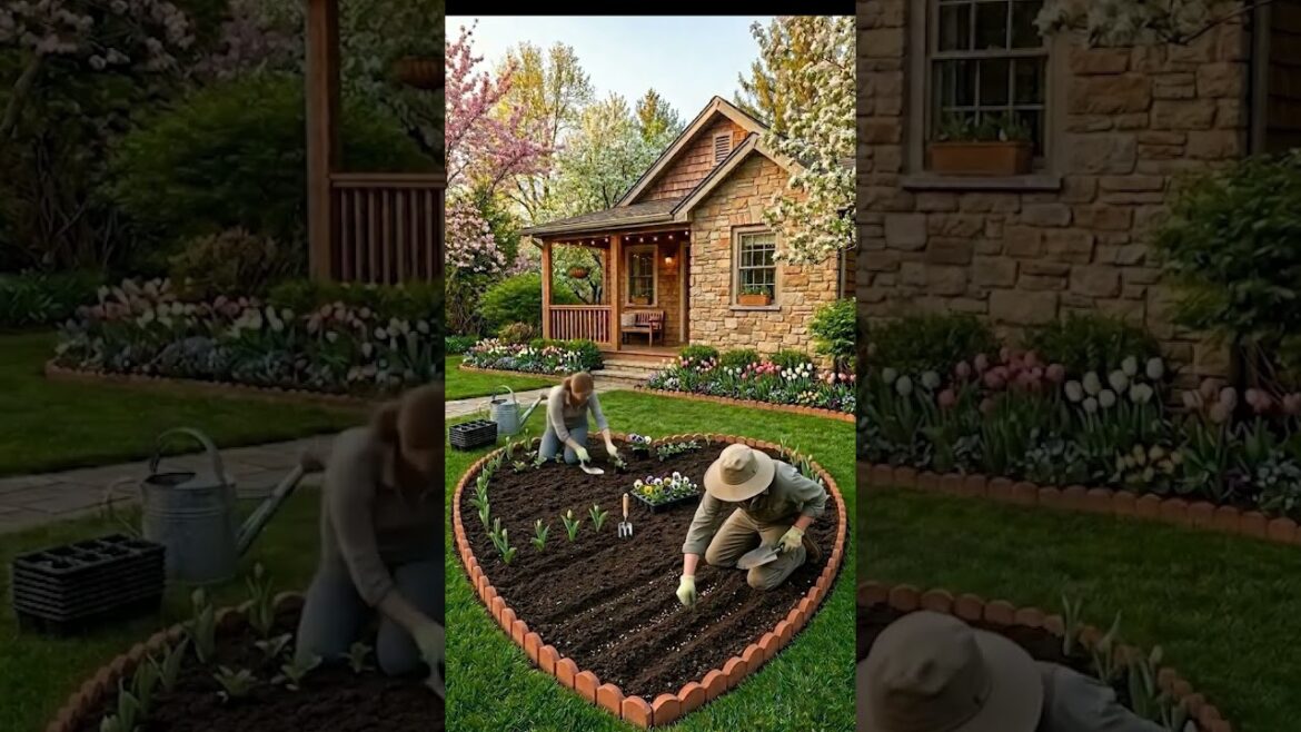 🌹How to make a beautiful flower heart in your garden🌹 🌹How to make a beautiful flower heart in your garden🌹
