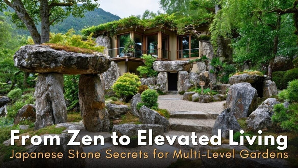 Mapping Ancient Japanese Stone Formations into Contemporary Multi Level Garden Terrace Designs