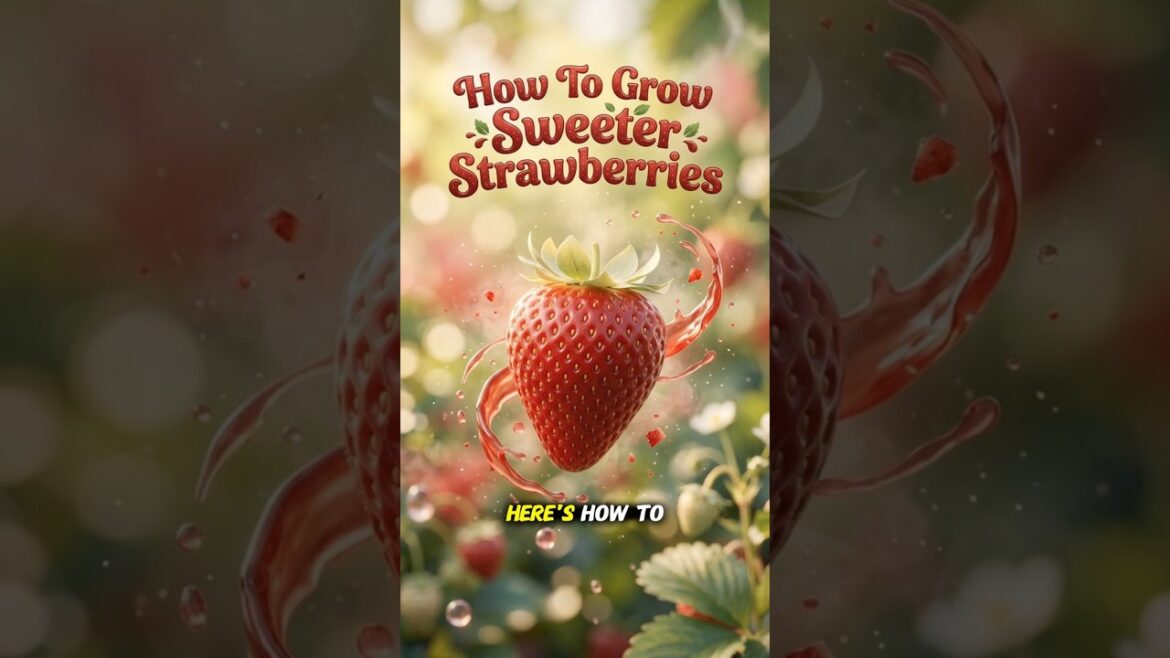 Grow Sweeter Strawberries EVERY Year With This Gardening Trick 🍓