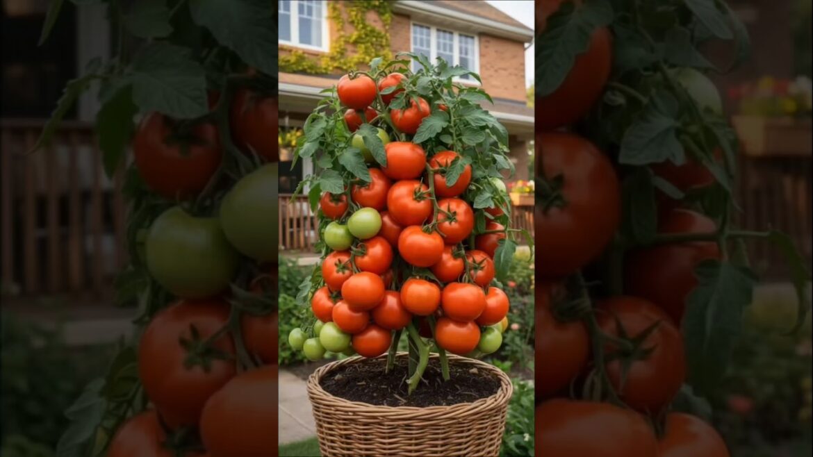 “1 Plant = 50+ Tomatoes 😳🍅 You’re Growing It WRONG!” #shorts