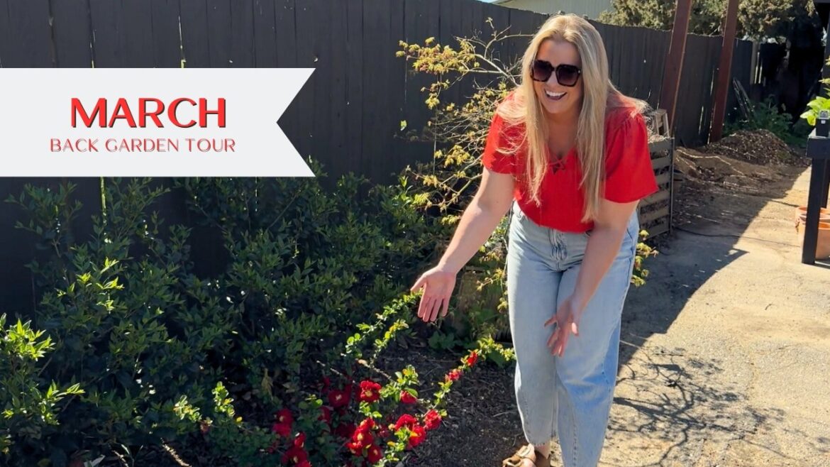 Back Garden Tour 🌸 Blooms, Buds & Big Plans for Spring!