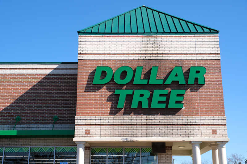 Alexandria, Virginia, USA - February 28, 2026: The exterior of a Dollar Tree discount store