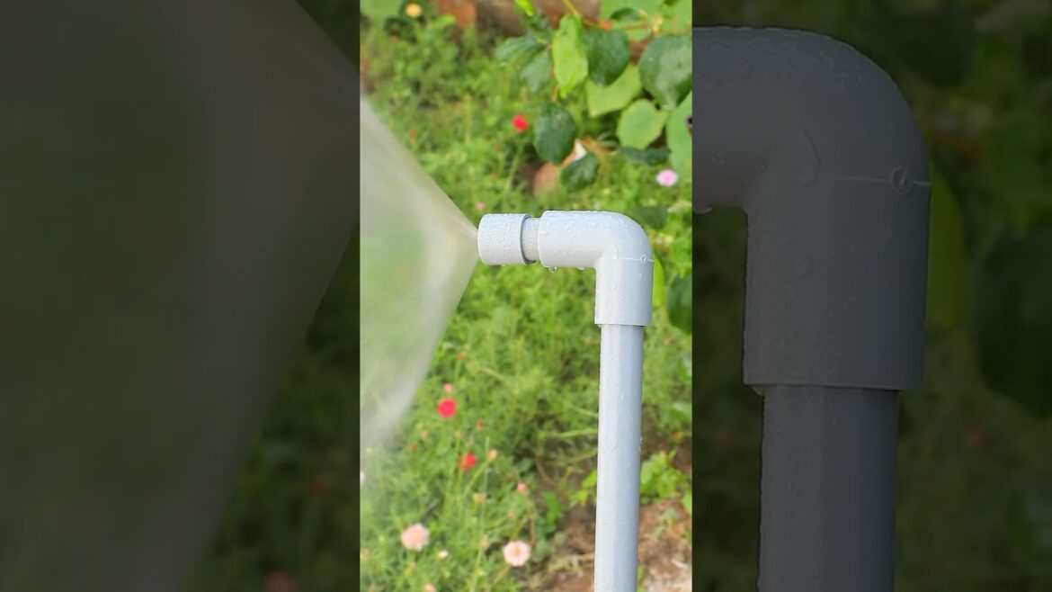 How to Make a Garden Mist Sprayer Using PVC Pipe #tips #shorts #fblifestyle #diy