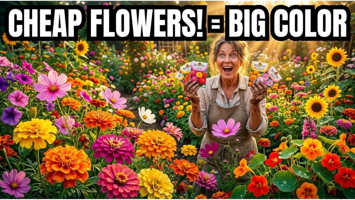 😍7 Low-Cost Annuals That Bloom All Season (Budget Garden Secrets)