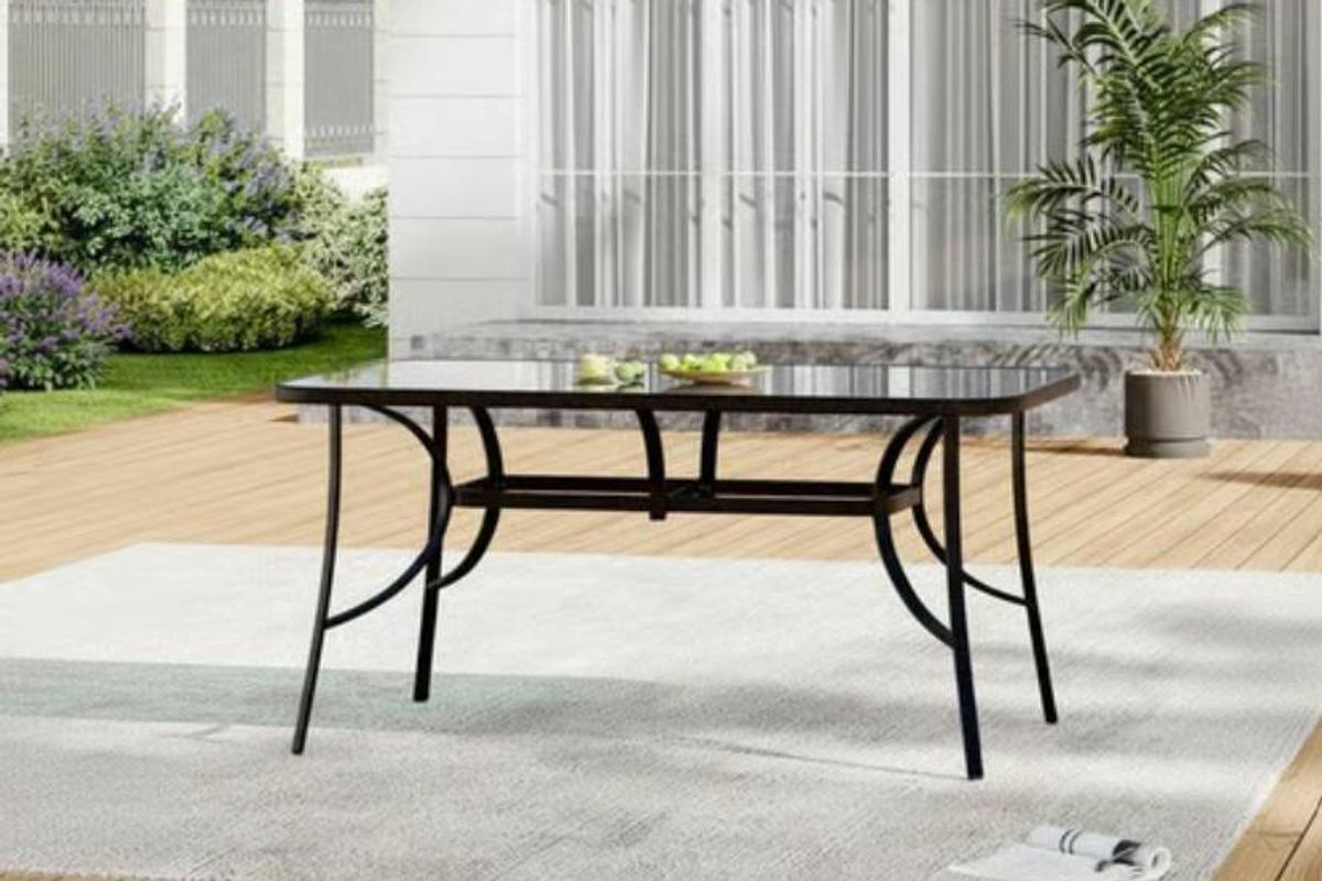 Shoppers are rushing to snap up the reduced glass table