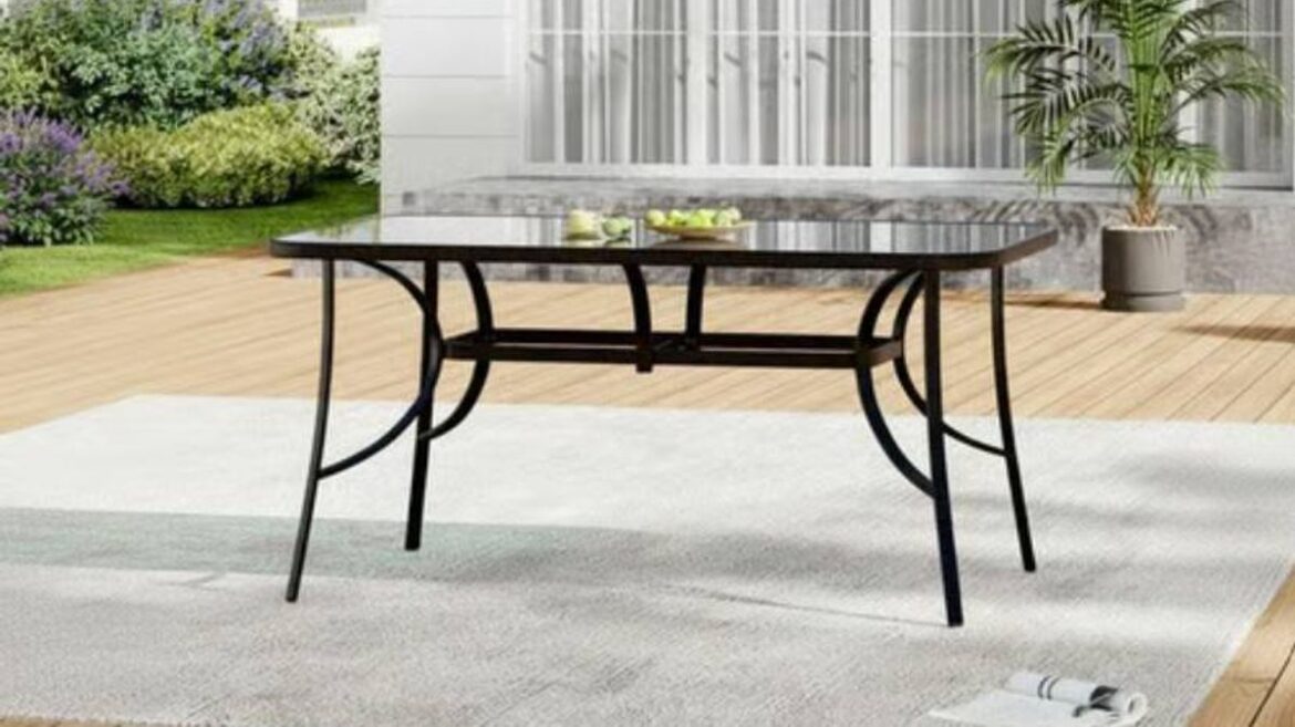 Shoppers rush to snap up £110 glass garden table now £40 in deal Belfast Live