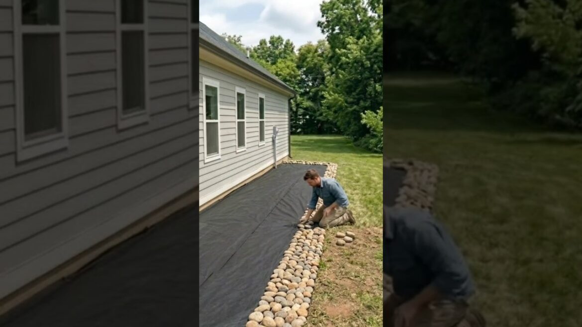 Removing grass and planting flowers in the backyard #ai #shorts