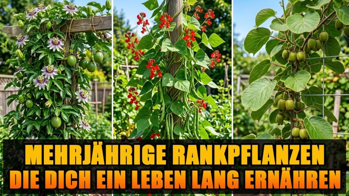 9 mehrjährige Kletterpflanzen, die dich ein Leben lang ernähren (einmal pflanzen, ewig ernten)