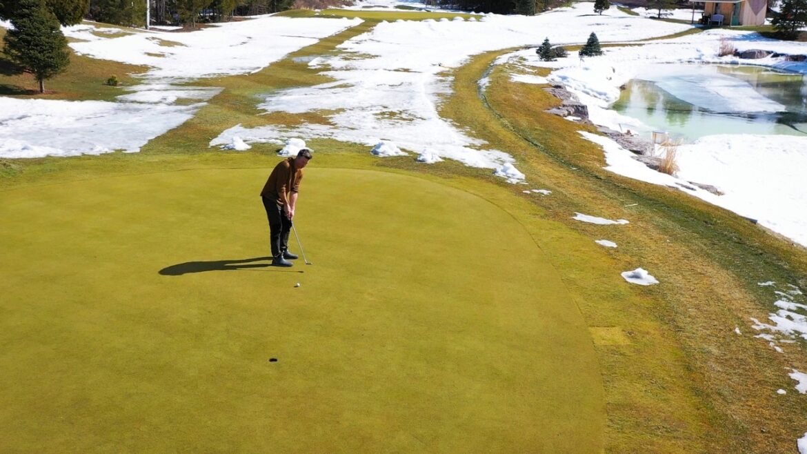 Opening My Backyard Golf Course After Winter Opening My Backyard Golf Course After Winter