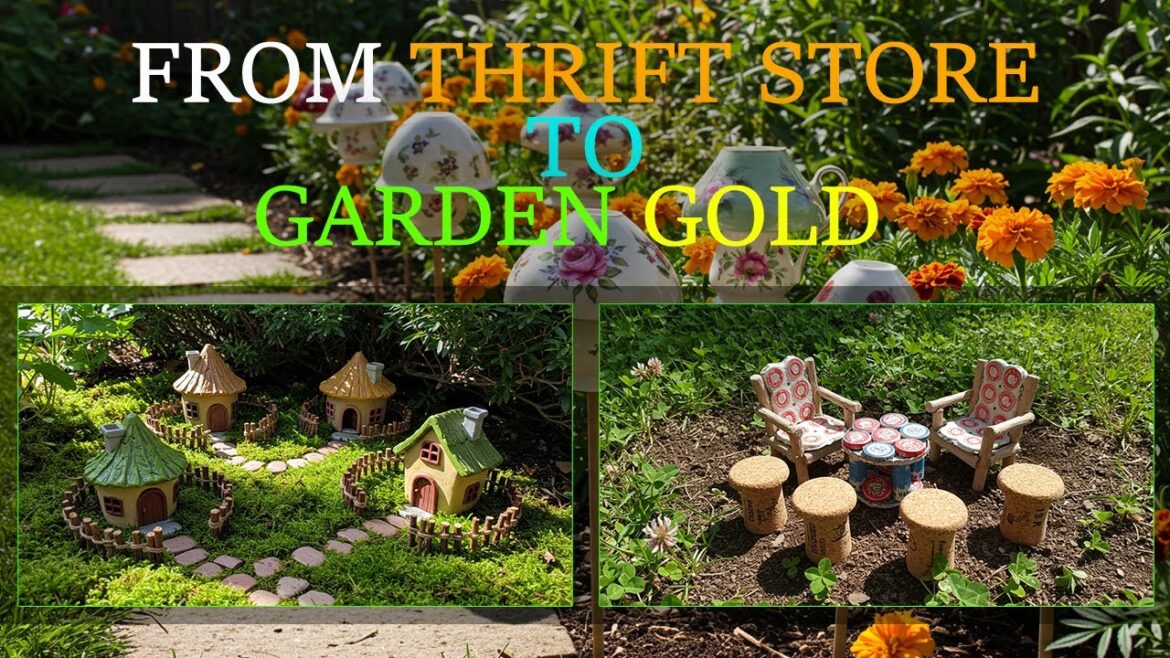 DIY Garden Magic : 🌼 20+ Thrift Hacks to Transform Junk Into Gorgeous Outdoor Art!