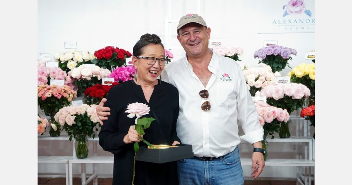Alexandra Farms dedicates garden rose to Hitomi Gilliam