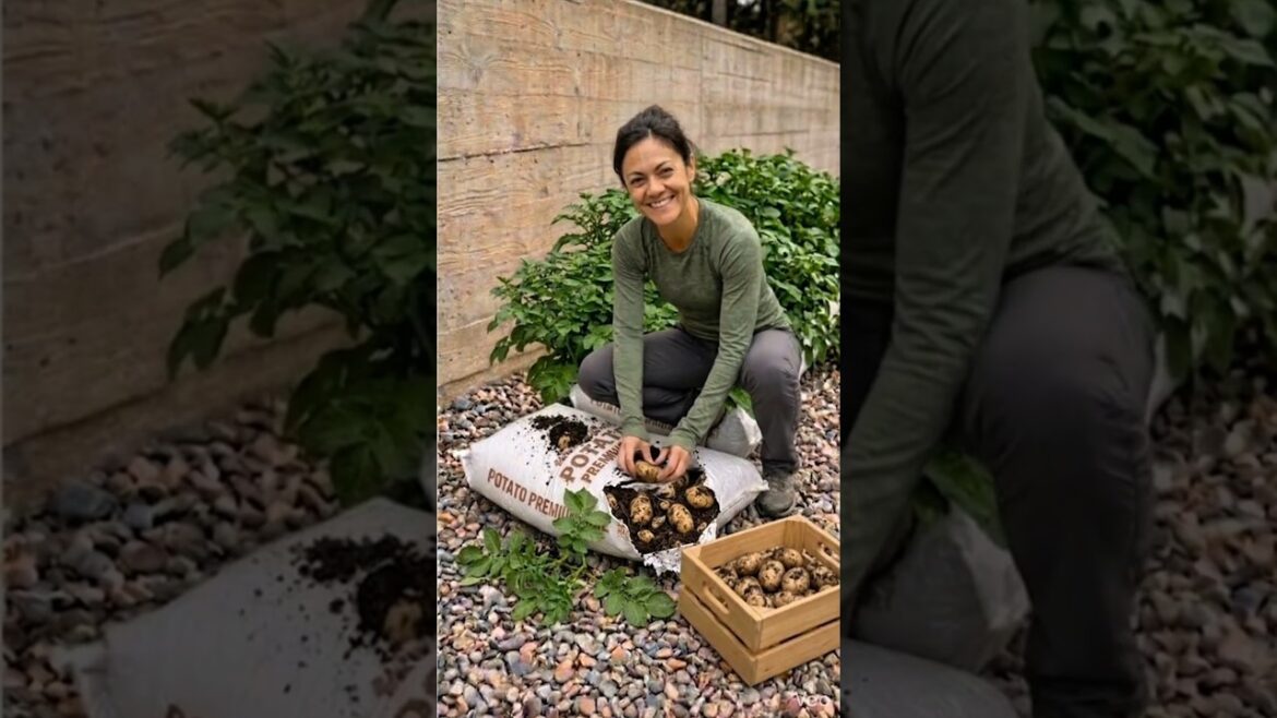 The Potato Bag Trick That Triples Your Harvest 🥔 High-Yield Garden Trick🔥