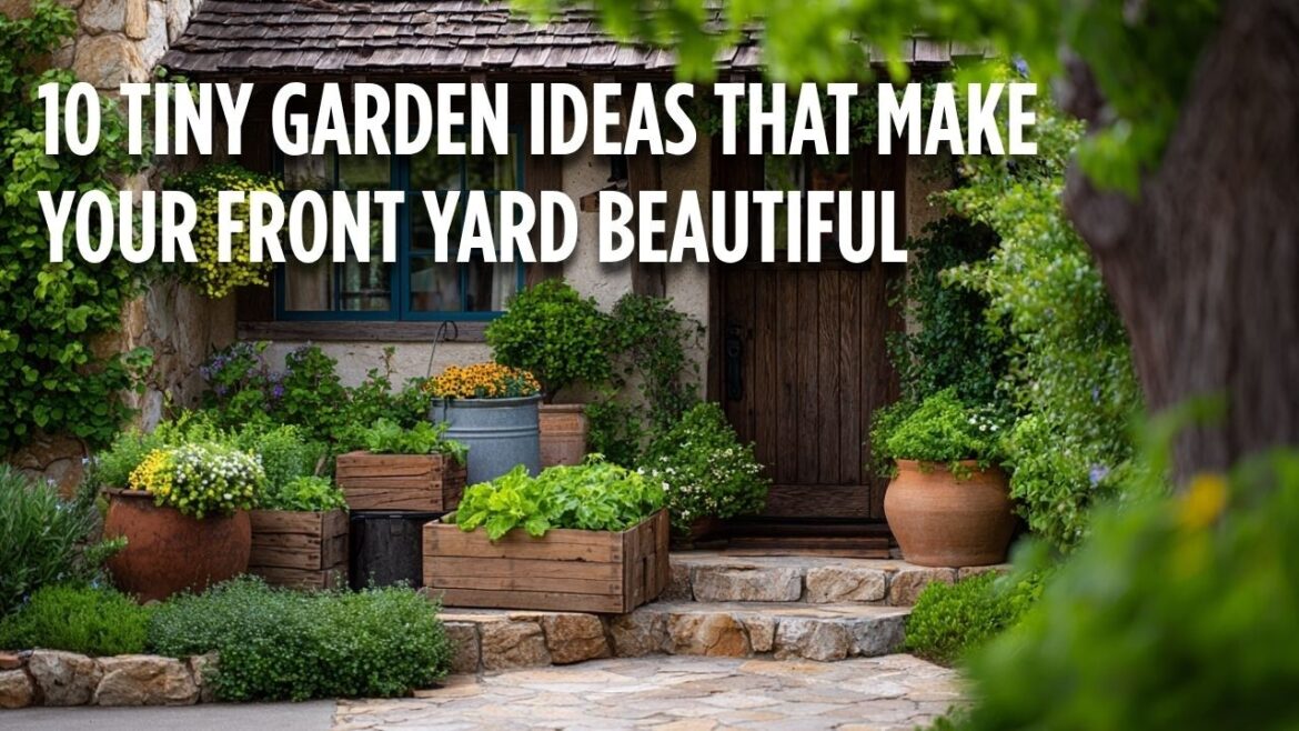 Tiny Front Yard Garden Ideas That Instantly Boost Curb Appeal | Small Front Yard Landscaping Tips
