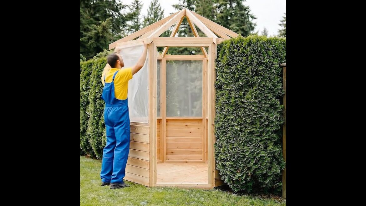 This butterfly house brings life to your garden🦋 #diy #backyard
