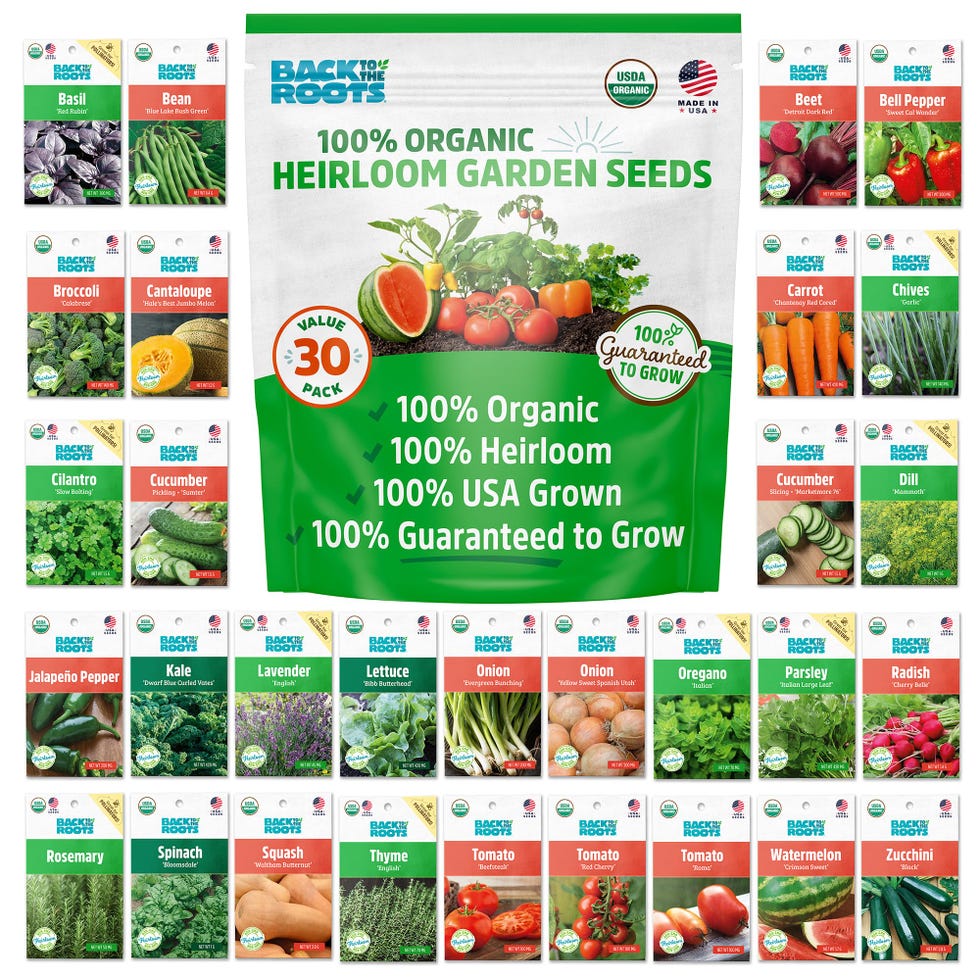 Fruit, and Veggies Seeds Assortment (30-Count)