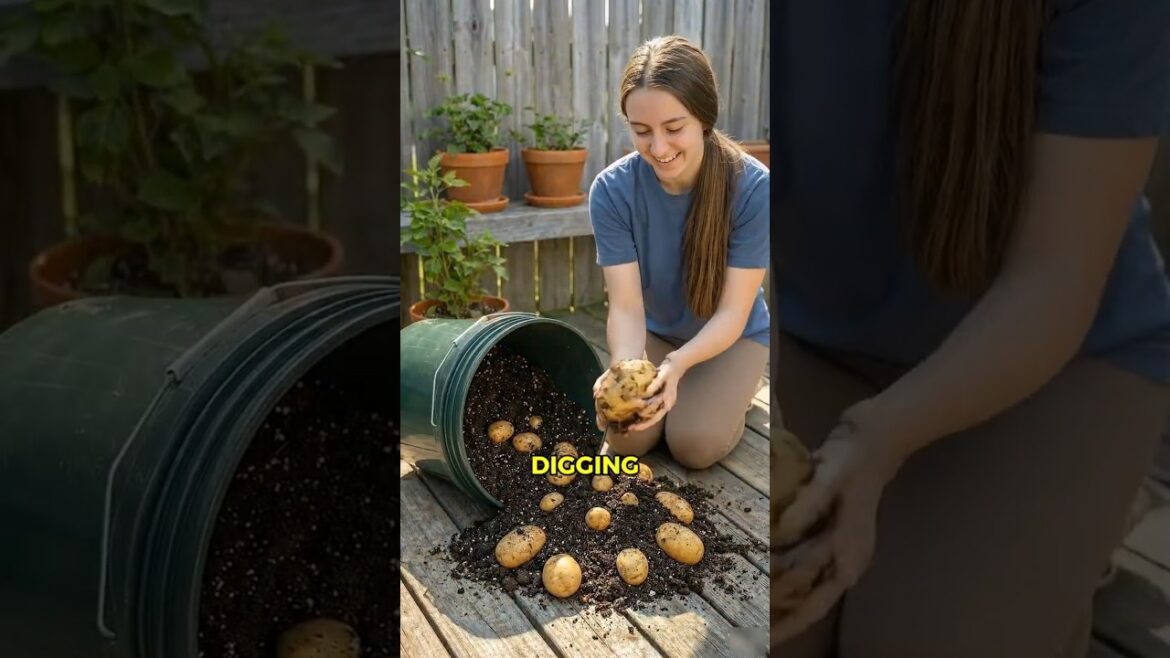 One Bucket Can Feed You (Potato Growing Hack)