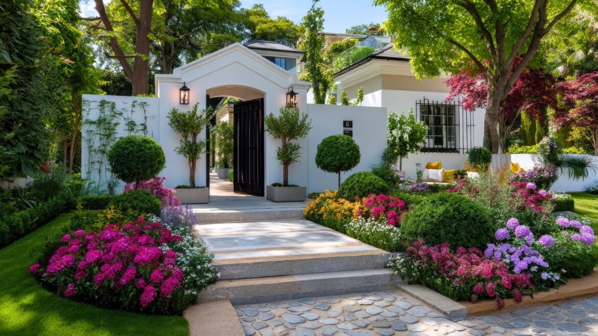 Transform Your Entryway | Beautiful Small Front Yard Ideas with Stylish Garden Gates & Arches