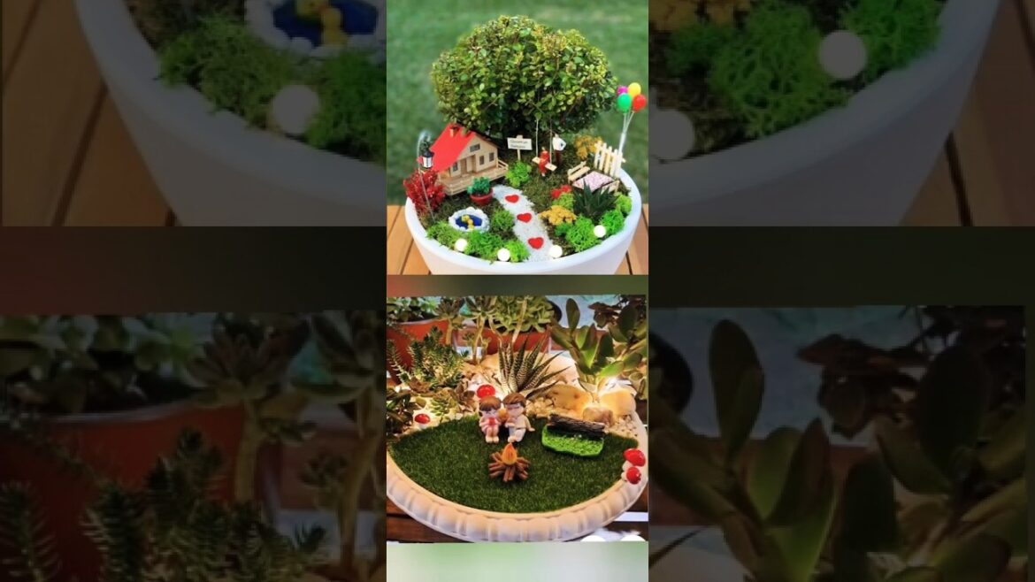 Garden decor ideas बेस्ट topiary ideas😘#topiary #miniature #craft#shorts #trending #garden #balcony
