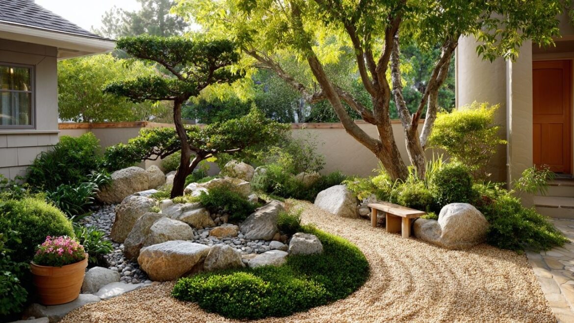Small Front Yard, Big Impact! | Low Budget Garden Makeover with Zen Garden Inspiration