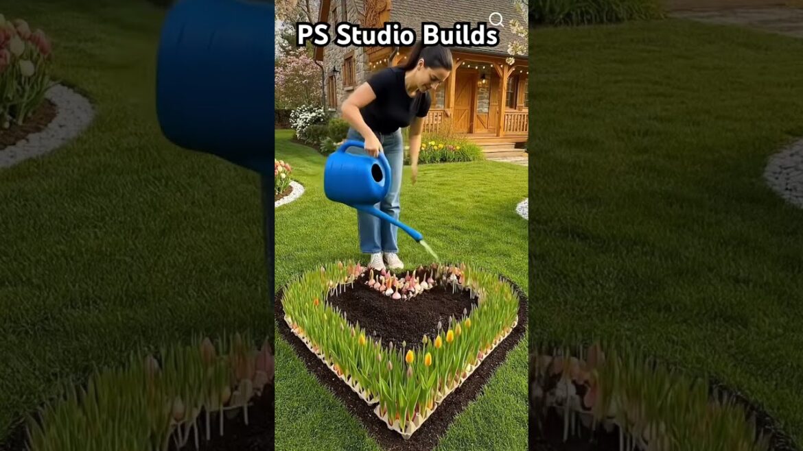 How to make a Beautiful Flower Heart in Your Garden 🌹 How to make a Beautiful Flower Heart in Your Garden 🌹