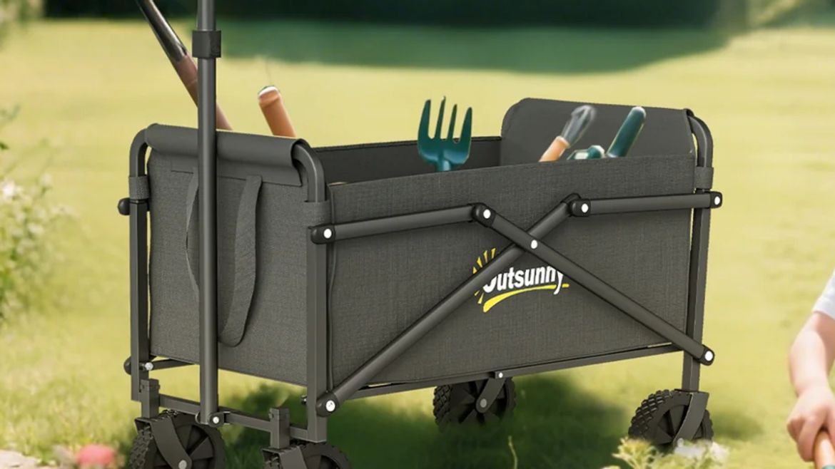 ‘I found a £21 trolley for festivals, picnics and gardening – and it folds flat in seconds’ Daily Star