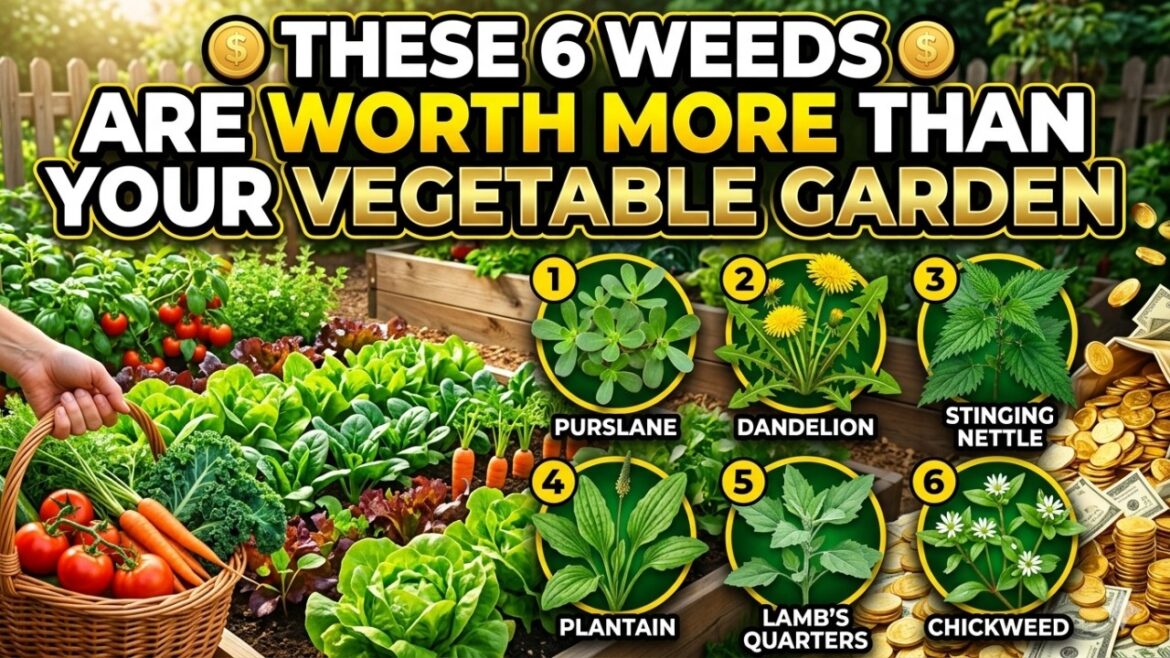 These 6 Weeds Are Worth More Than Your Vegetable Garden